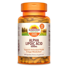Sundown Alpha Lipoic Acid 600mg - 60 caps.